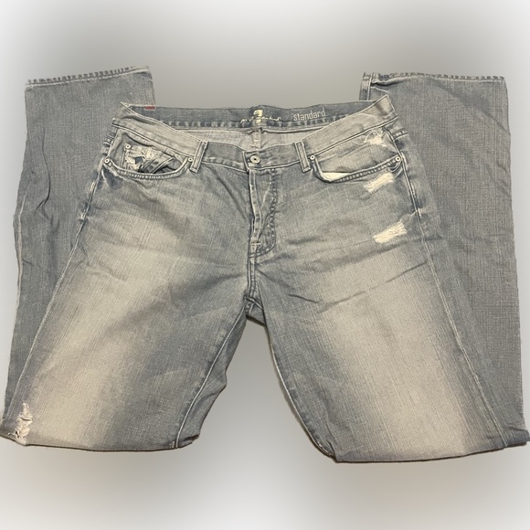Men’s 7 For All Mankind Standard Relaxed Jeans - Picture 3 of 7